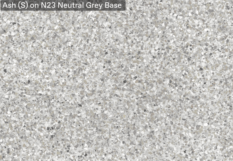 Ash (S) on N23 Neutral Grey Base