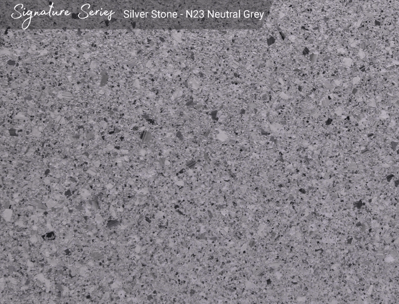 Signature Series · Silver Stone on N23 Neutral Grey